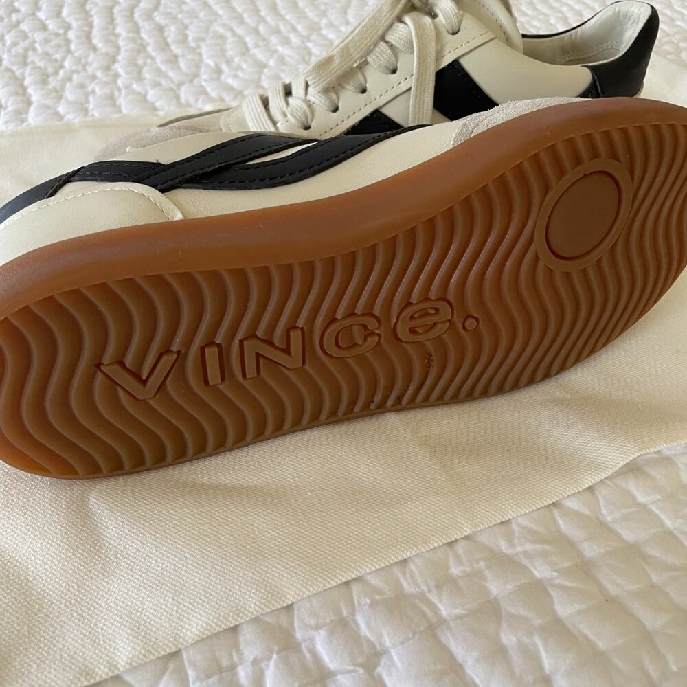 Vince Oasis Leather and Suede Sneakers, size 7 - Picture 5 of 6